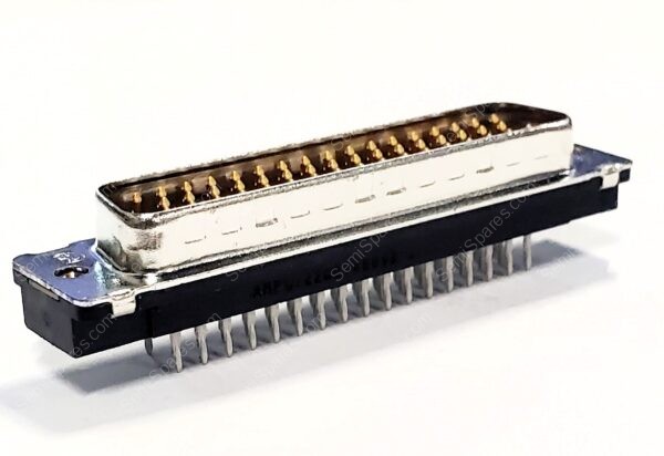 5749892-1 | 50 POSITION D-SUB PLUG MALE PINS CONNECTOR THROUGH HOLE PRESS FIT GROUNDING INDENTS