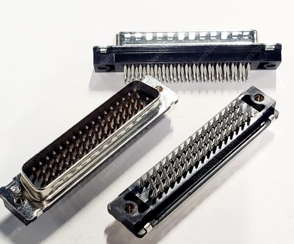 5749892-1 | 50 POSITION D-SUB PLUG MALE PINS CONNECTOR THROUGH HOLE PRESS FIT GROUNDING INDENTS - Image 3