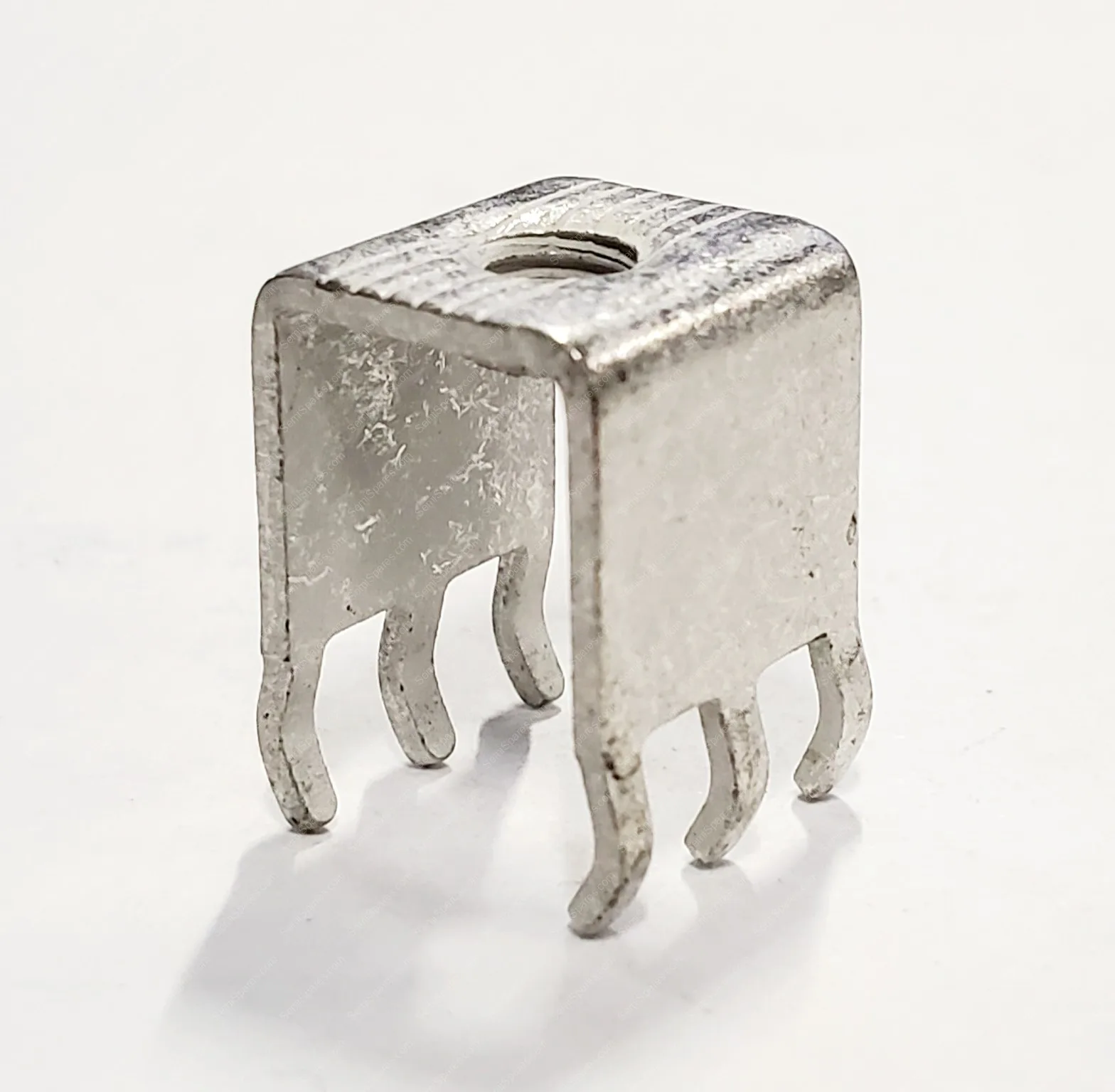 8196 | 6 PIN SCREW TERMINAL POWER TAP 10-32 THROUGH HOLE SNAP FIT  (NO SCREWS)