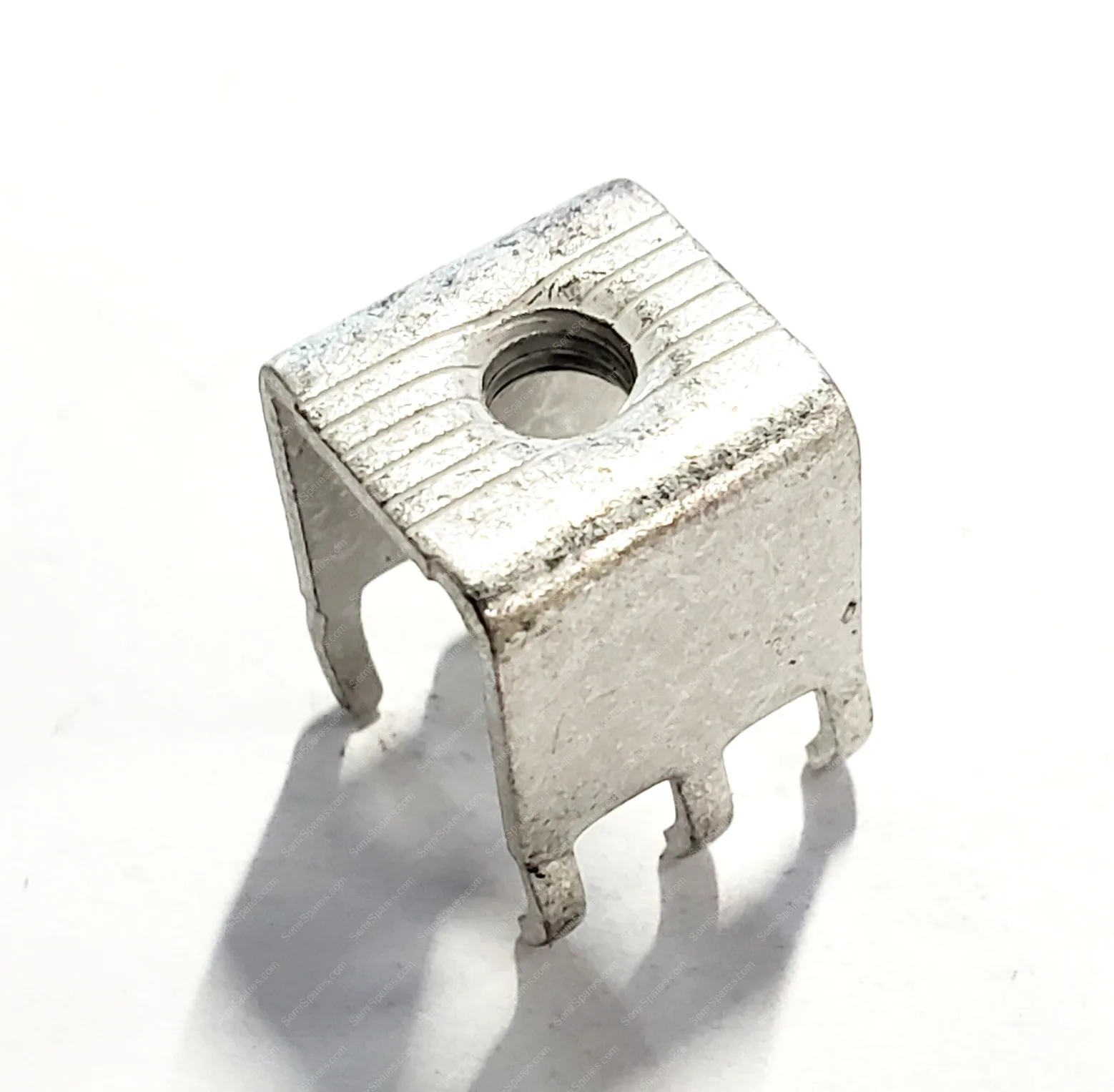 8196 | 6 PIN SCREW TERMINAL POWER TAP 10-32 THROUGH HOLE SNAP FIT  (NO SCREWS) - Image 2