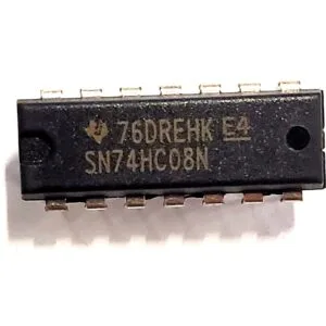 SN74HC08N | AND GATE IC 4 CHANNEL 14PDIP 2V-6V THROUGH HOLE