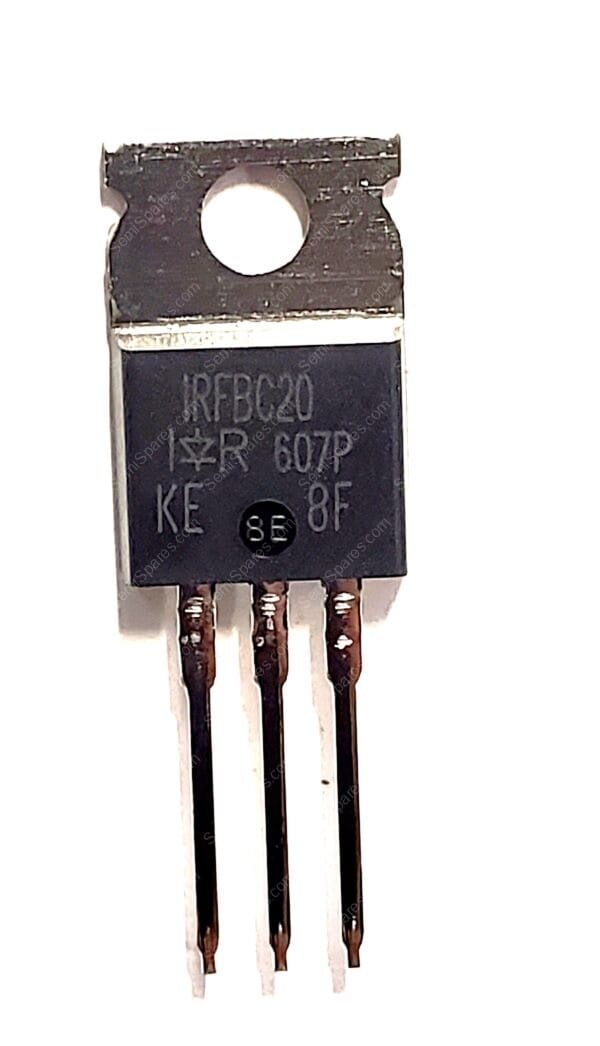 IRFBC20PBF | N-CHANNEL 600V 2.2A (TC) 50W (TC) THROUGH HOLE TO-220AB 10V