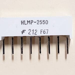 HLMP2550 | LED CIRCUIT BOARD INDICATOR BAR SINGLE SIP GREEN 2.2V 90MA RECTANGLE WITH FLAT TOP 19.05MM X 3.81MM THROUGH HOLE