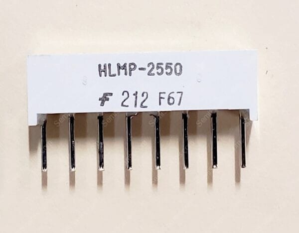 HLMP2550 | LED CIRCUIT BOARD INDICATOR BAR SINGLE SIP GREEN 2.2V 90MA RECTANGLE WITH FLAT TOP 19.05MM X 3.81MM THROUGH HOLE