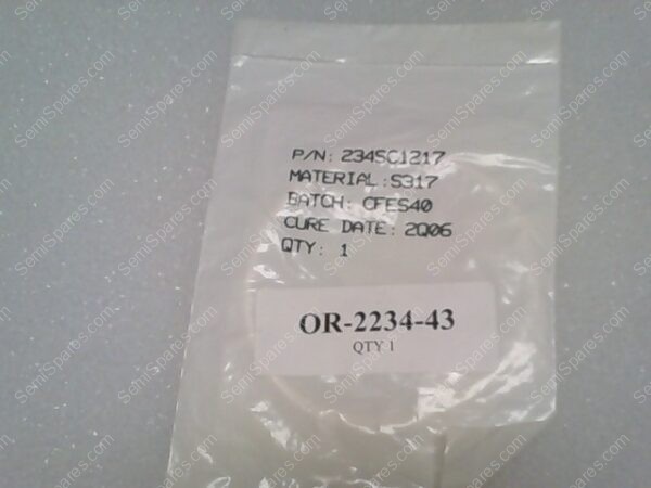 OR-2234-43 | O-RING SC1217 HIGH TEMP WHITE SILICONE