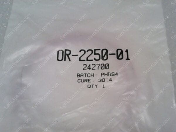 OR-2250-01 | O-RING SILICONE, 2-250, DOOR, 978-009-01