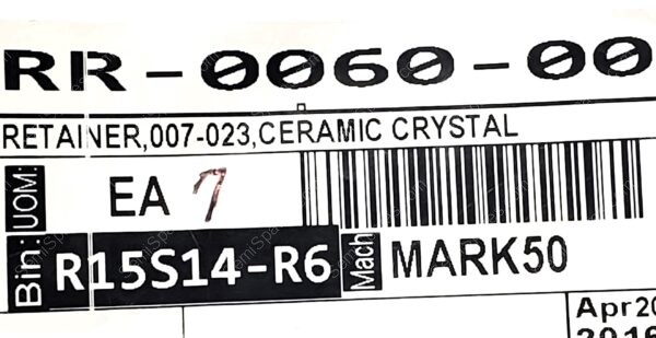 RR-0060-00 | RETAINER,007-023, CERAMIC CRYSTAL - Image 5