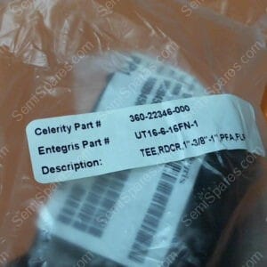 ZZ-4677-00 | FLARETEK REDUCING TEE UNION, 1" X 3/8" X 1", PFA, FLR