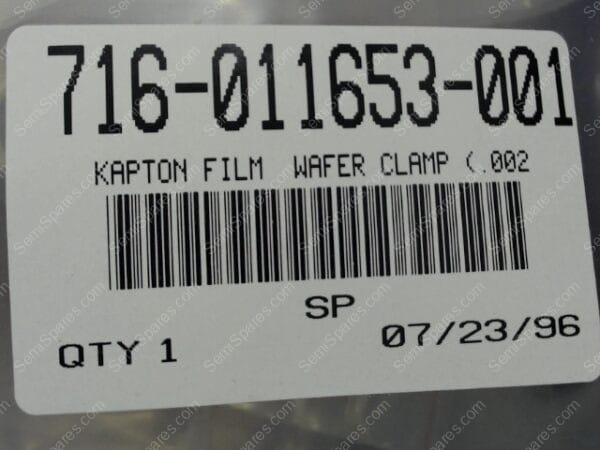 716-011653-001 | KAPTON FILM WAFER CLAMP (.002 - Image 6