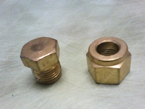 SWAGELOK PLUG | SWAGELOK PLUG, 5/8" TUBE SIZE, BRASS, 15/16" HEX SIZE (2) - Image 3
