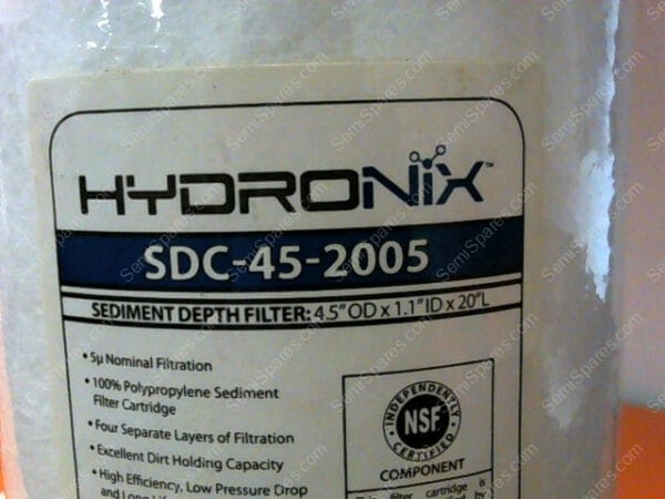 SDC-45-2005 | HYDRONIX SDC-45-2005 SEDIMENT DEPTH: 45"ODX1.1"IDX20"L - Image 2