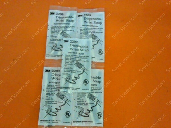 3M2209 | 3M 2209 DISPOSABLE WRIST STRAP (5 PACKS)