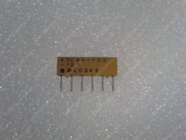4306R-102-121 | RES NET ISOLATED 120 OHM 6-SIP - Image 2