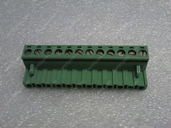 0397040012 | 12 POSITION TERMINAL BLOCK PLUG, FEMALE SOCKETS 0.300" (7.62MM) 180 FREE HANGING (IN-LINE) - Image 2