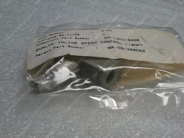 50-120215A06 | VALVE-INLINE SPEED CONTROL 1/8NPT, PARENT PART NUMBER: WA-091386D62 - Image 3