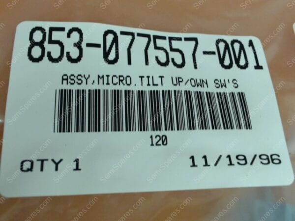 853-077557-001 | ASSY,MICRO.TILT UP/OWN SW'S - Image 3