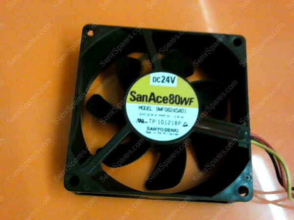 9WF0824S401 | SANYO DENKI DC AN, 80X25MM, 24VDC, OIL PROOF, TACHOMETER - Image 4