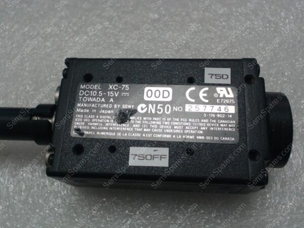 XC-75 | SONY XC-75 CCD VIDEO CAMERA MODULE (SN:257746) - Image 2