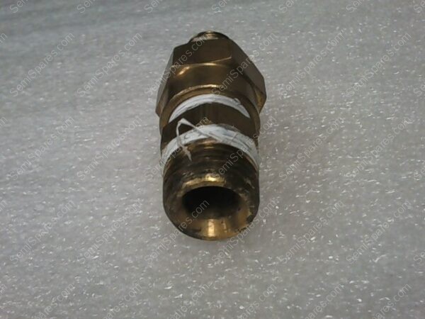 PNEUMATIC THREADED FITTING | PNEUMATIC THREADED FITTINNG, STRAIGHT, BRASS BODY - Image 4