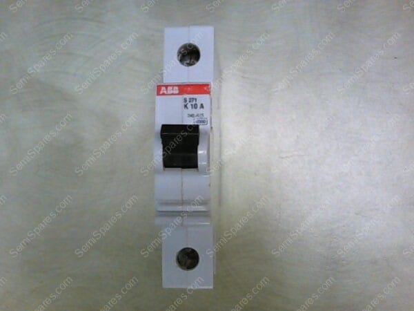 S271-K10A | LOT (5) ABB S271-K10A CIRCUIT BREAKER 240/415 VAC - Image 4
