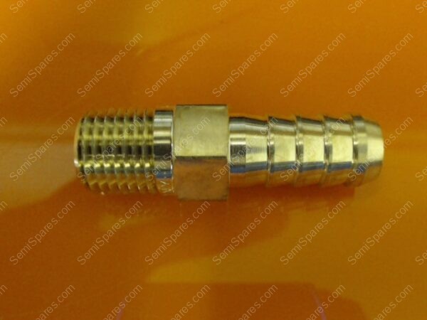 B-6-HC-1-4 | HOSE BARB, 3/8" ID HOSE - 1/2" MALE NPT, #B-6-HC-1-8 BRASS - Image 3