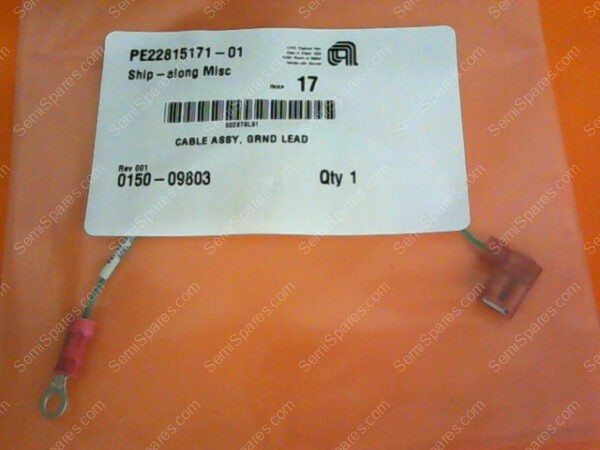 0150-09803 | CABLE ASSY, GRND LEAD P/N 0150-09803 - Image 2