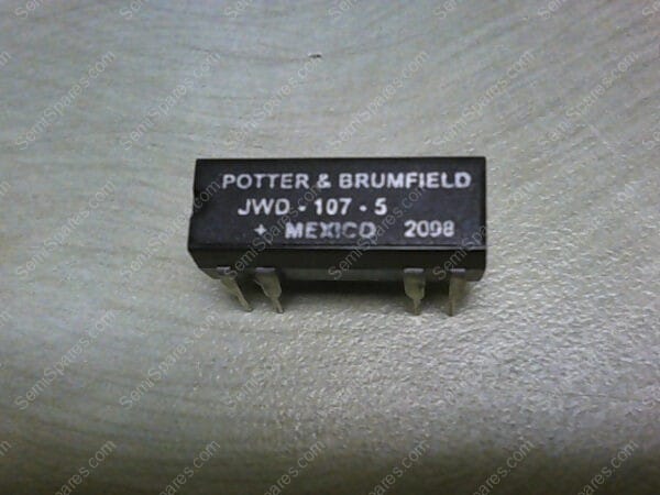 44-0075-001 | POTTER & BRUMFIELD JWD SERIES, SIGNAL RELAYS,20VDC CONTACT VOLTAGE RATING,50MW/72MW COIL POWER RATING (DC) - Image 4