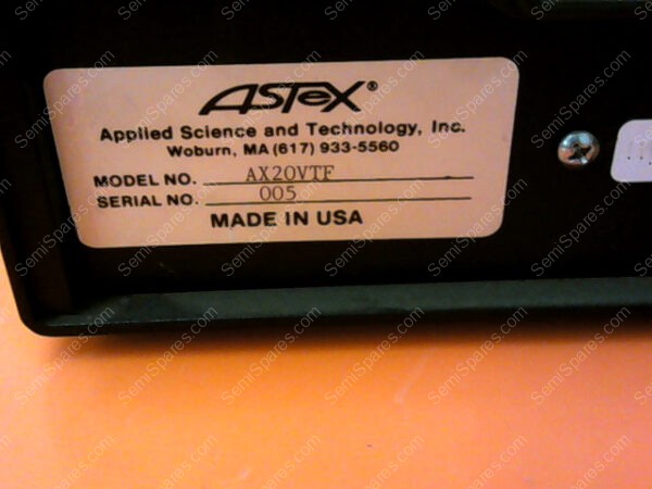 AX20VTF | ASTEX MODEL AX20VTF SN/005 MICROWAVE POWER VERIFICATION METER - Image 4