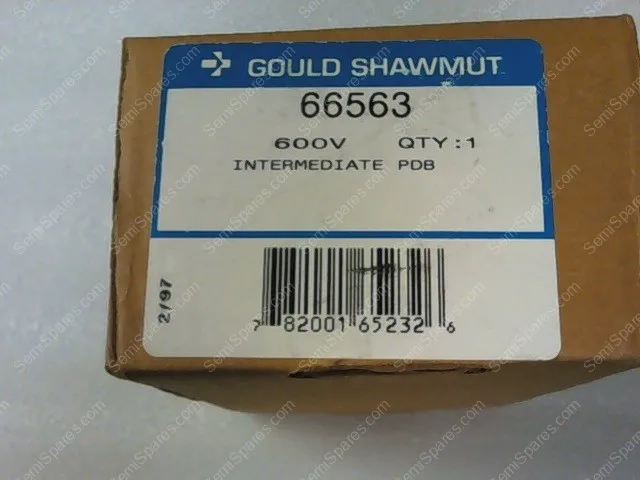 66563 | GOULD SHAWMUT | BLACK POWER DISTRIBUTION BLOCK-3-POLE - Image 3