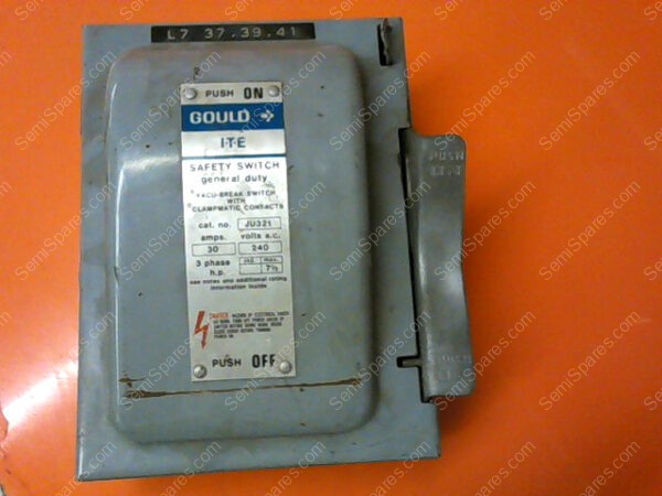 JU321 | SIEMENS I-T-E SAFETY SWITCH CAT. NO. JU321 AMPS/30 VOLTS A.C/240 - Image 3