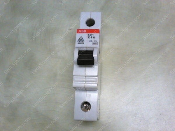 S271-K4A | ABB S271K4A 4 AMP, 1POLE, 230/400 VAC CIRCUIT BREAKER S271-K4A - Image 4