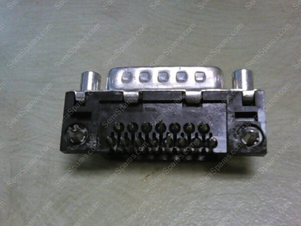 D15P33E4GV00LF | D SUB CONNECTOR, DB15, 15 CONTACTS, PLUG, SOLDER, DA, FCI DELTA D SERIES, METAL BODY - Image 3