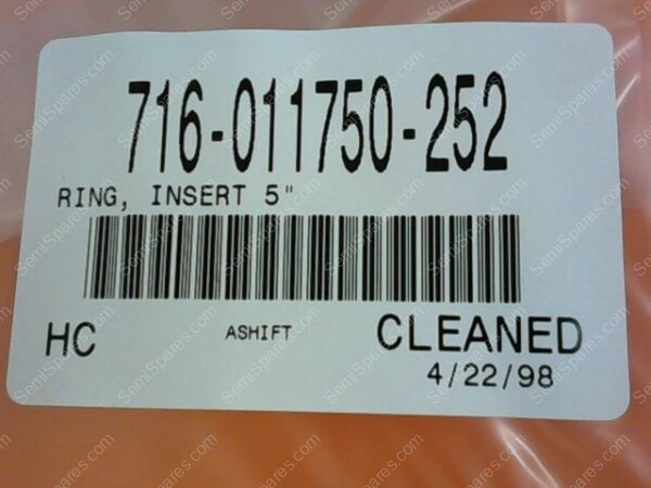 716-011750-252 | RING, INSERT 5" - Image 3