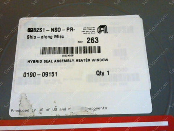 0190-09151 | HYBRID SEAL ASSEMBLY ,HEATER WINDOW 0190-09151 - Image 3