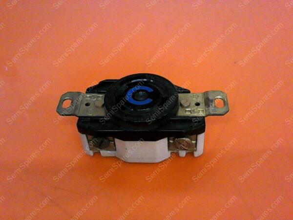 30 A.250V | SINGLE LOCKING BLADE RECEPTACLE, 30A, 250V, 2-POLE, 3-WIRE - Image 4
