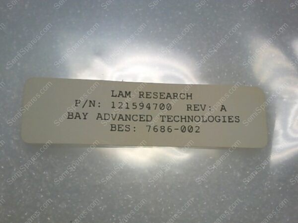 121594700 | LAM RESEARCH P/N 121594700 REV.A BES: 7686-002 - Image 4