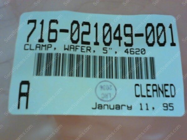 716-021049-001 | CLAMP, WAFER, 5"", 4620 - Image 5