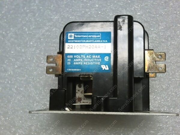 2210DPH20AA-1 | TELEMECANIQUE 2210DPH20AA-1 2P CONTACTOR, 20AMPS INDUCTIVE, 25 AMPS RESISTIVE - Image 4