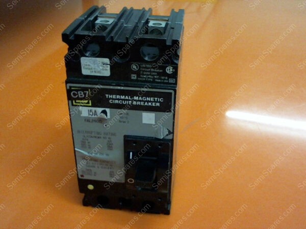 FAL24015 | SQUARE D, CIRCUIT BREAKER, 15A AMP, 2 POLE, 480V VAC, - Image 4