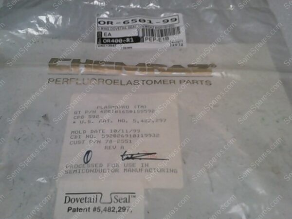 OR-6501-99 | O-RING DONETAIL SEAL CHEMRAZ #4201B