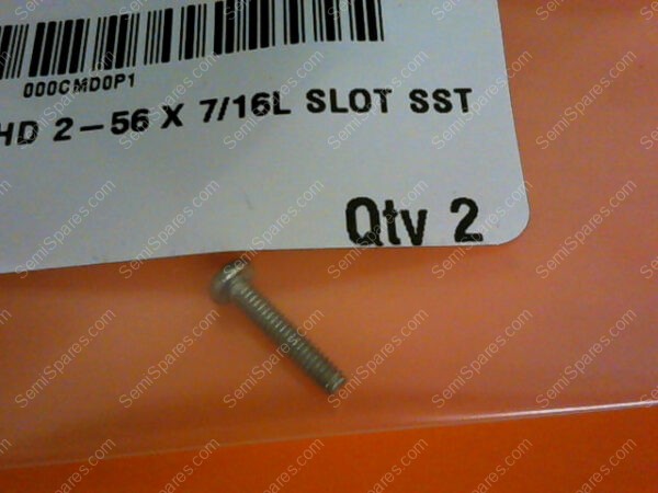 3690-01513 | SCR MACH BDG HD 2-56 X 7/16L SLOT SST 3690-01513 (PKG OF 2)