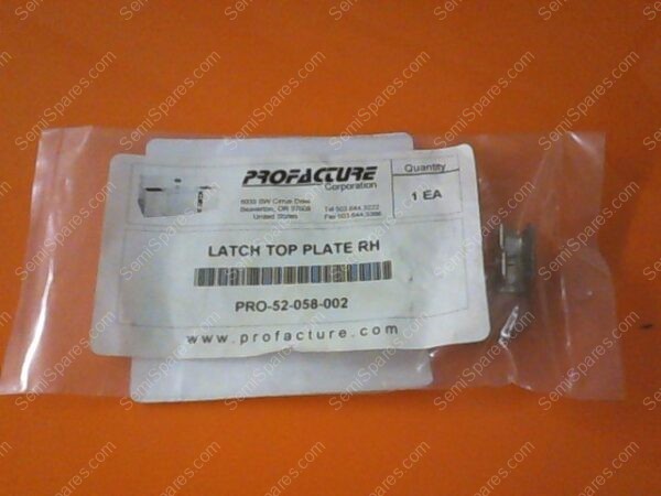 CC-0895-00 | LATCH,PRO-52-058-002,LATCH TOP PLATE,RH