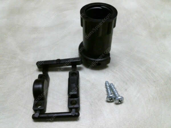 206358-1 | BLACK CONNECTOR BACKSHELL, CABLE CLAMP 5/8-24 UNEF 11 - Image 3