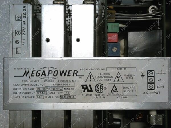 F6H6H6 | MEGA POWER F6H6H6, 100-120/200-240 VOLTS, 50/60 HZ (AS-IS) - Image 3