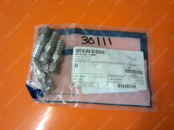 SS-6-HC-400 | SWAGELOK HOSE CONNECTOR 3/8 ID HC X1/4T SS-6-HC-400 (PACK OF 4)