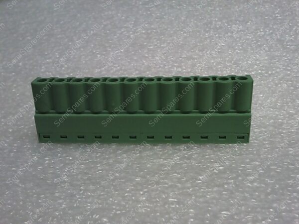 0397040012 | 12 POSITION TERMINAL BLOCK PLUG, FEMALE SOCKETS 0.300" (7.62MM) 180 FREE HANGING (IN-LINE) - Image 3