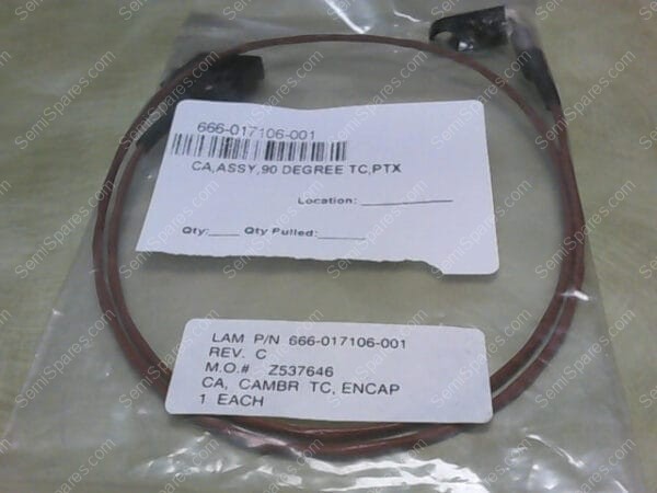 666-017106-001 | CA,ASSY,90 DEGREE TC,PTX - Image 3