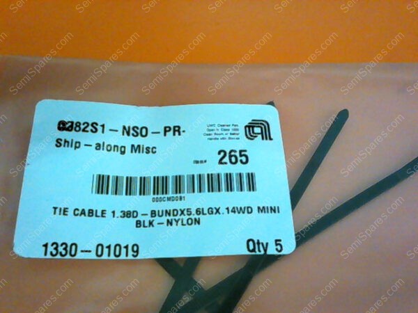 1330-01019 | UWC TIE CABLE 1.38D-BUNDX5.6LGX.14WD MINI BLK-NYLON 1330-01019 (PKG OF 5)