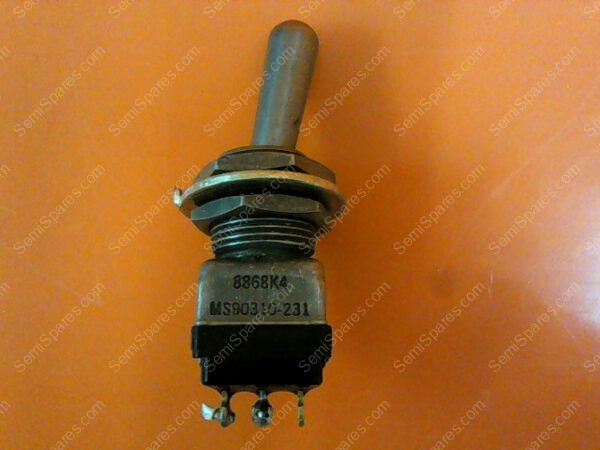 MS90310-231 | EATON CUTLER HAMMER 8868K4 ON-NONE-ON TOGGLE SWITCH SPDT 2A 125V - Image 3
