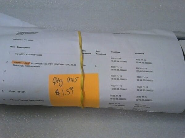 621-004005-104 | POT, 100KOHM 1/2W, 20-25 TURN - Image 3